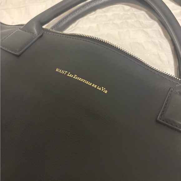 WANT Les Essentiels Grey Leather Tote - Picture 9 of 11
